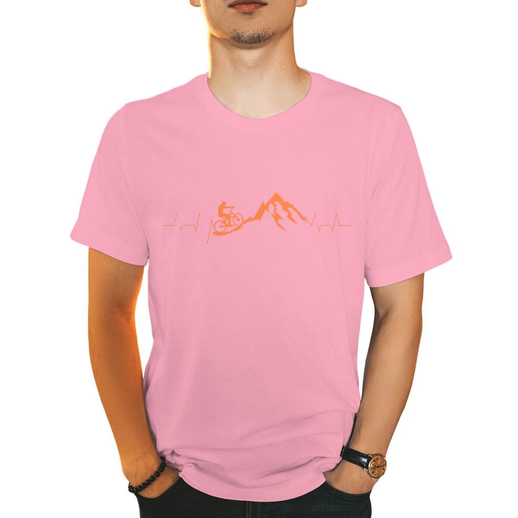 Mountain Bike Cycling Print Tshirts For Men Summer Funny Cycling Casual Short Sleeve Round Neck Tops Male Clothing Tshirt
