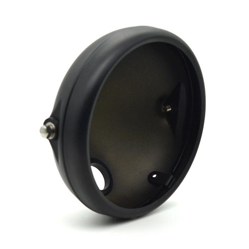 Motorcycle 7 Inch LED Headlight Mounting Housing Bracket for Headlight Head Light Lamp Housing Cover Bucket Lighthouse