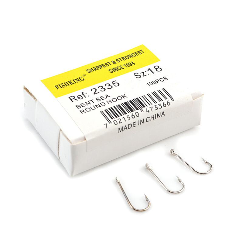 100pcs/lot Lure High Carbon Steel Hooks Carp Hand Fishing Hooks Barbed Fishhook With Ring Fishing Accessories