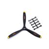 1PCS RC Emulated Airplane Model 8060 9060 1060 1170 1370 3 Blades Propeller Carbon Nylon for Electric/Methanol Petrol  Engine