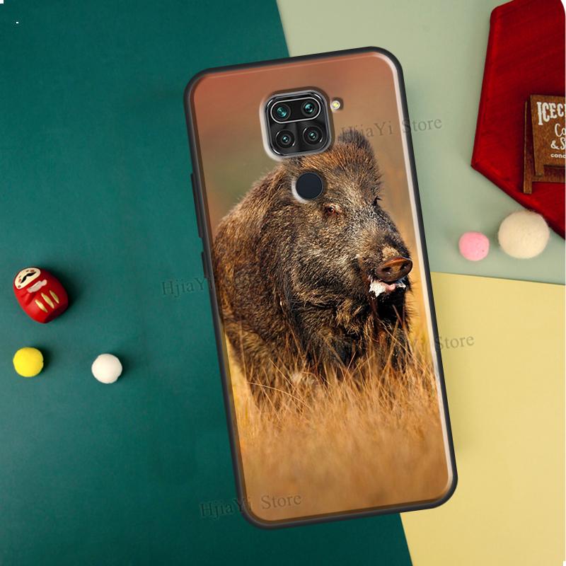 Wild Boar Case For Xiaomi Redmi 10 9 9A 9C 9T Cover For Redmi Note 11 10 7 8 9 Pro 9S 11S 10S Coque
