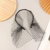 Fashion Tulle Cage Veil With Pearls Wedding Party Dress Veil Headbands Hair Jewelry Party Stage Headgear Headdress