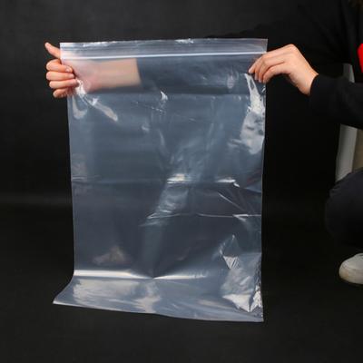 100 Adet/takım Temizle Ev Eşyaları Gıda Depolama Açılıp Kapanabilir Fermuarlı Plastik Torbalar