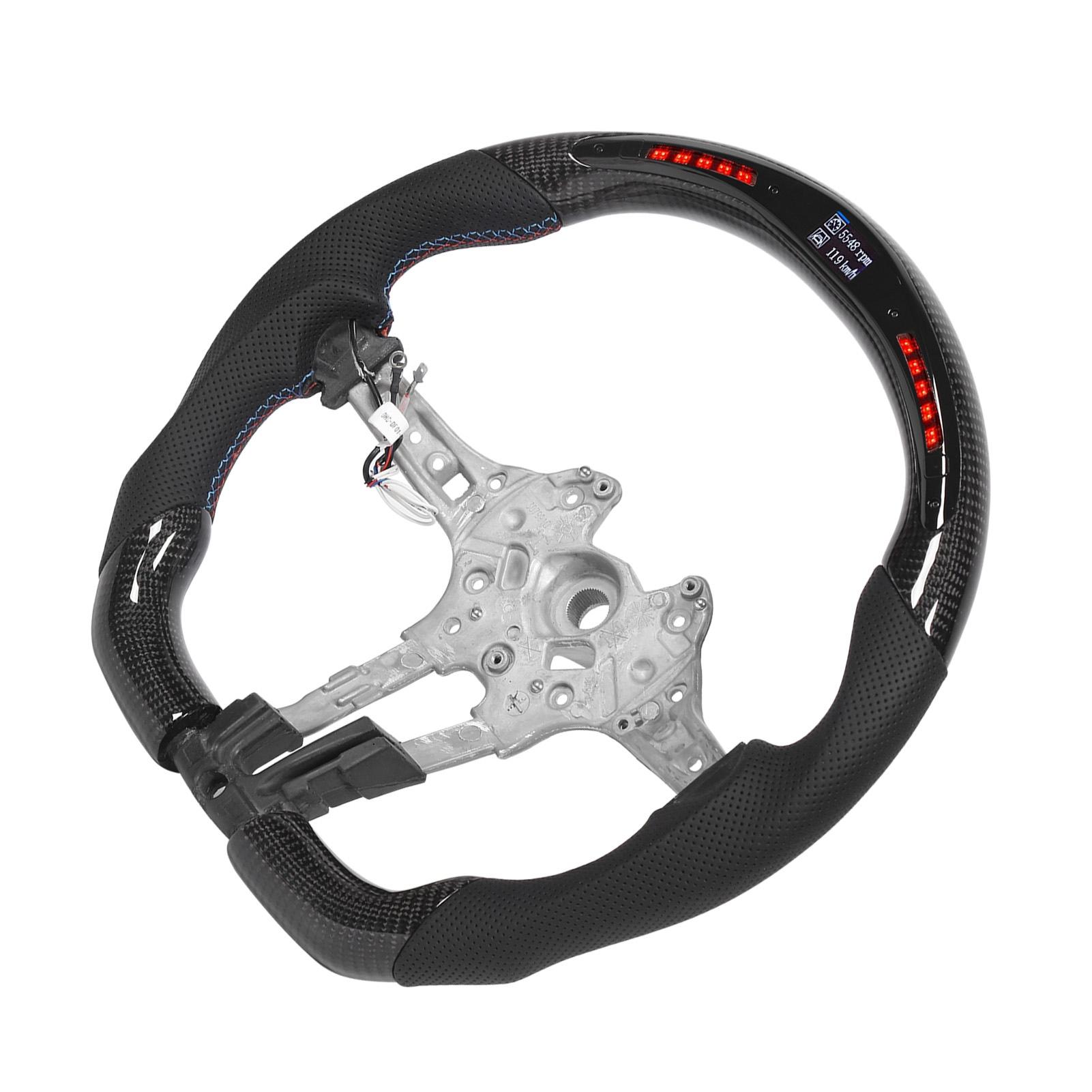 

Светодиодные фары переключения передач из углеродного волокна, дисплей рулевого колеса, перфорированная кожа, подходит для F20 F22 F30 F32 M2