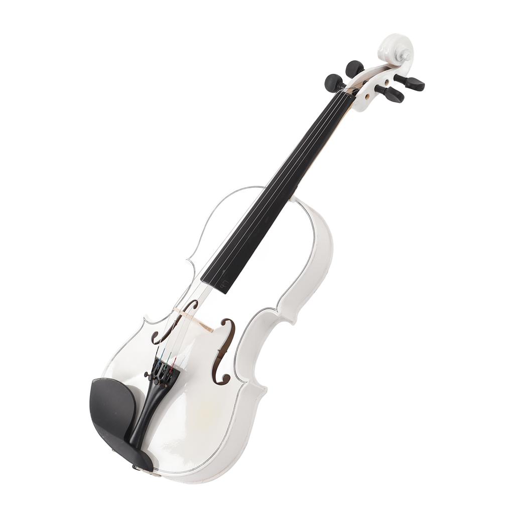 Violins Kit Wooden Violin Beginner Pack with Bow Rosin Violin Bag for Students Adults