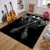 Nordic Mythology Polyester Carpet, Soft Indoor Mat for Office Chair, Living Room, Computer Desk - Decorative Home Office Rug Design