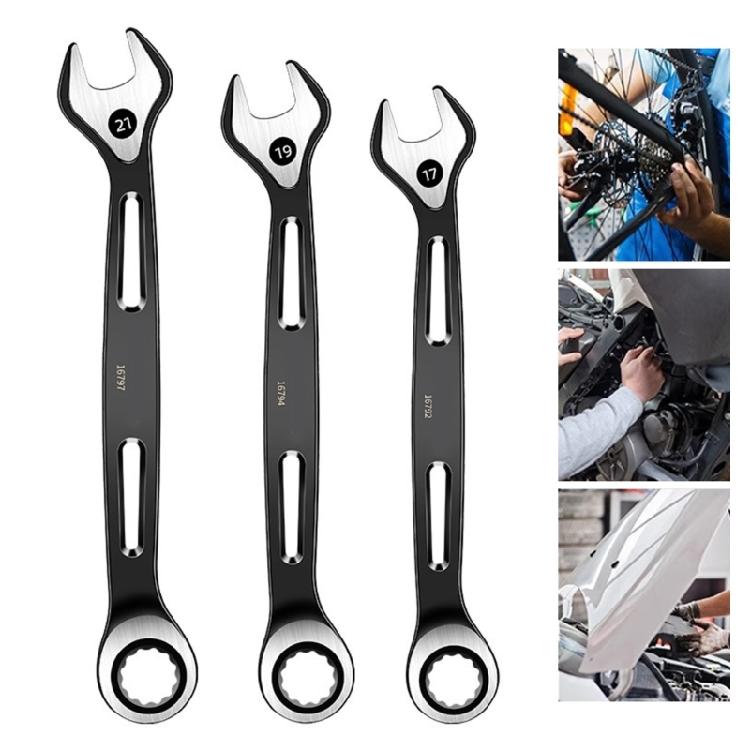 Convenient 6mm-22mm Combination Spanners Ratchets Wrenches Spanners for Tight