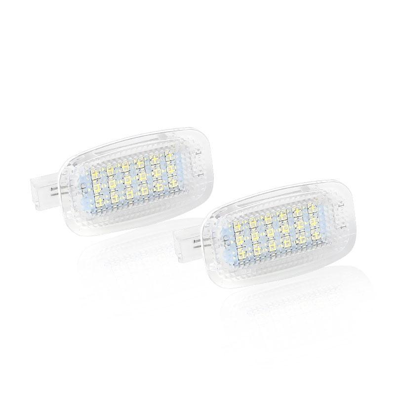2pcs 6000K LED Luggage Compartment Interior Light Trunk Lamps for Benz W204 C-class Sedan/Estate Footwell Light (one pair)