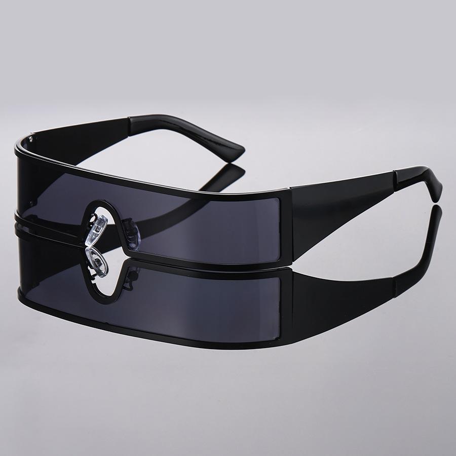 

High-end Cyberpunk Style Men s Glasses, Fashionable Design with Future Tech Narrow Frames, Suitable for Parties and Gift-Giving чорний