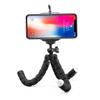 Flexibles Mini-Stativ mit Krake und Schwamm, tragbarer Kamera-Selfie-Ständer für Smartphone-Telefonhalter, Clip-Ständer