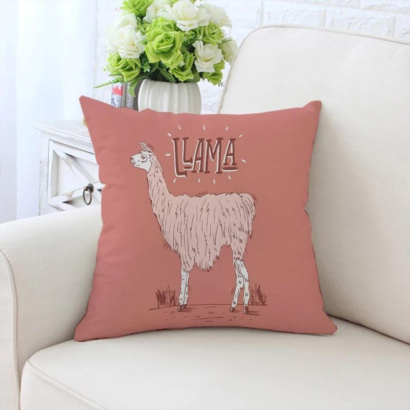 Cartoon Sheep Decorative Pillowcase Car Ornaments Office Living Room Sofa Home Pillowcase