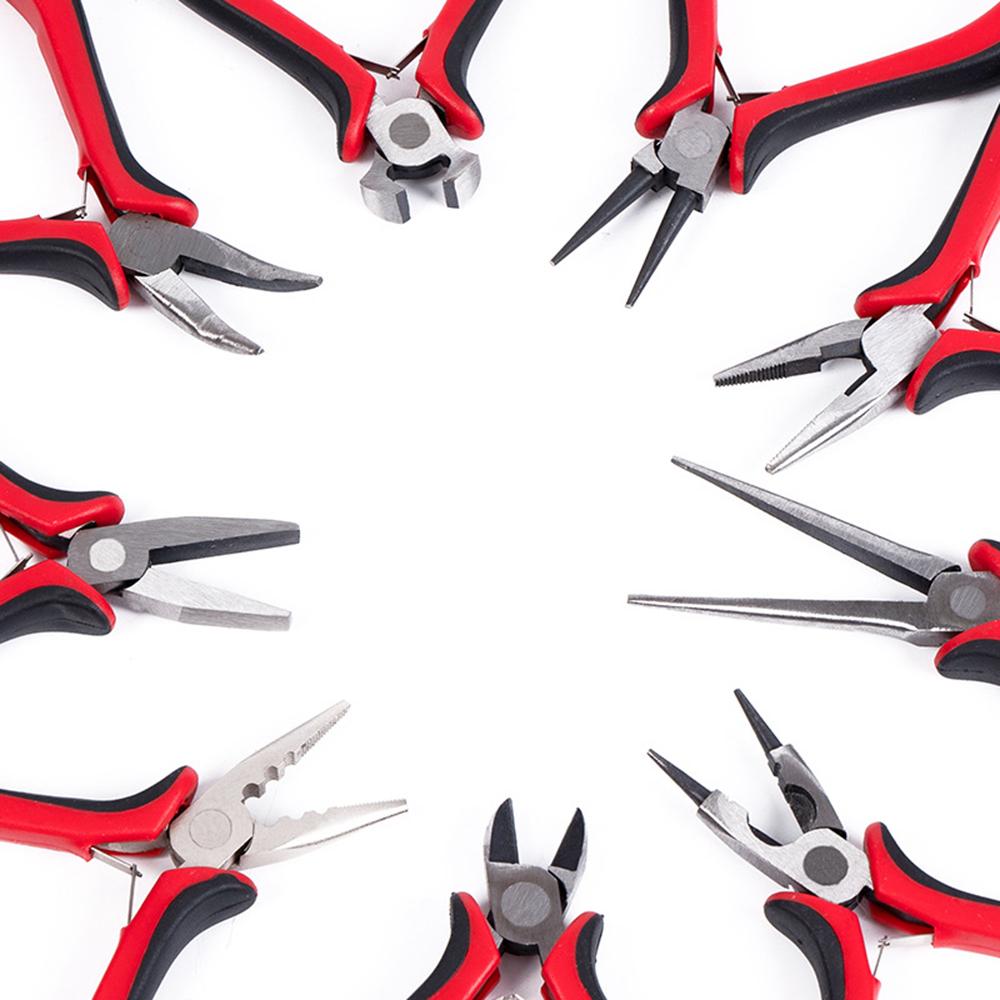 Sicherheit Handgefertigte Zangen für Schmuckherstellung Rot Rutschfeste Werkzeuge & Ausrüstungen DIY-Kits Kohlenstoffstahl-Werkzeuge