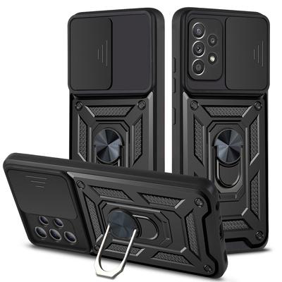 Rüstung stoßfeste Hülle für Samsung Galaxy A52 A 52 5G Telefon Kamera Objektiv schützende magnetische Autohalterung Ring Hülle Abdeckung