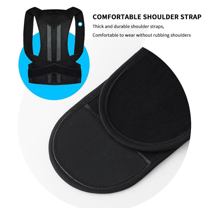 1Pcs Adjustable Back Posture Corrector For Men And Women Comfortable Daily Wear Back Support Brace For Upper Back Straightening