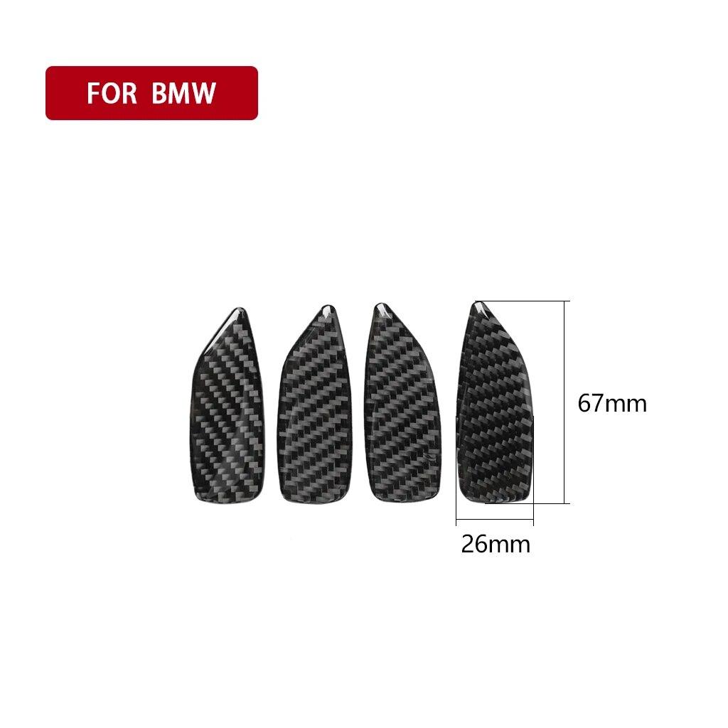 4pcs For BMW 3 Series E46 1998-2005 Car Door Bowl Decoration Stickers Cover Trim Sticker Auto Accessories