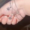Silver  Dreamy Irregular Chain Inlaid Diamonds Snowflake Bracelets Layered Style Light Luxury Female Bangles Wedding
