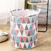 Folding Toy Basket Container Laundry Bag Triangle Organizer 45 cm