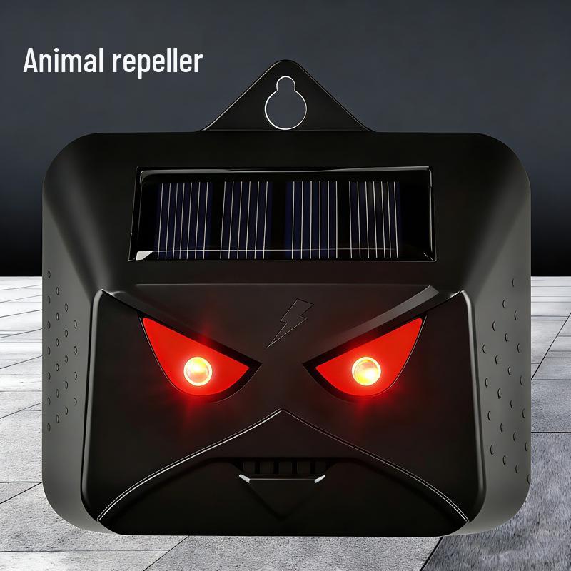 Solar Ultrasonic Animal Repeller with Infrared Sensor