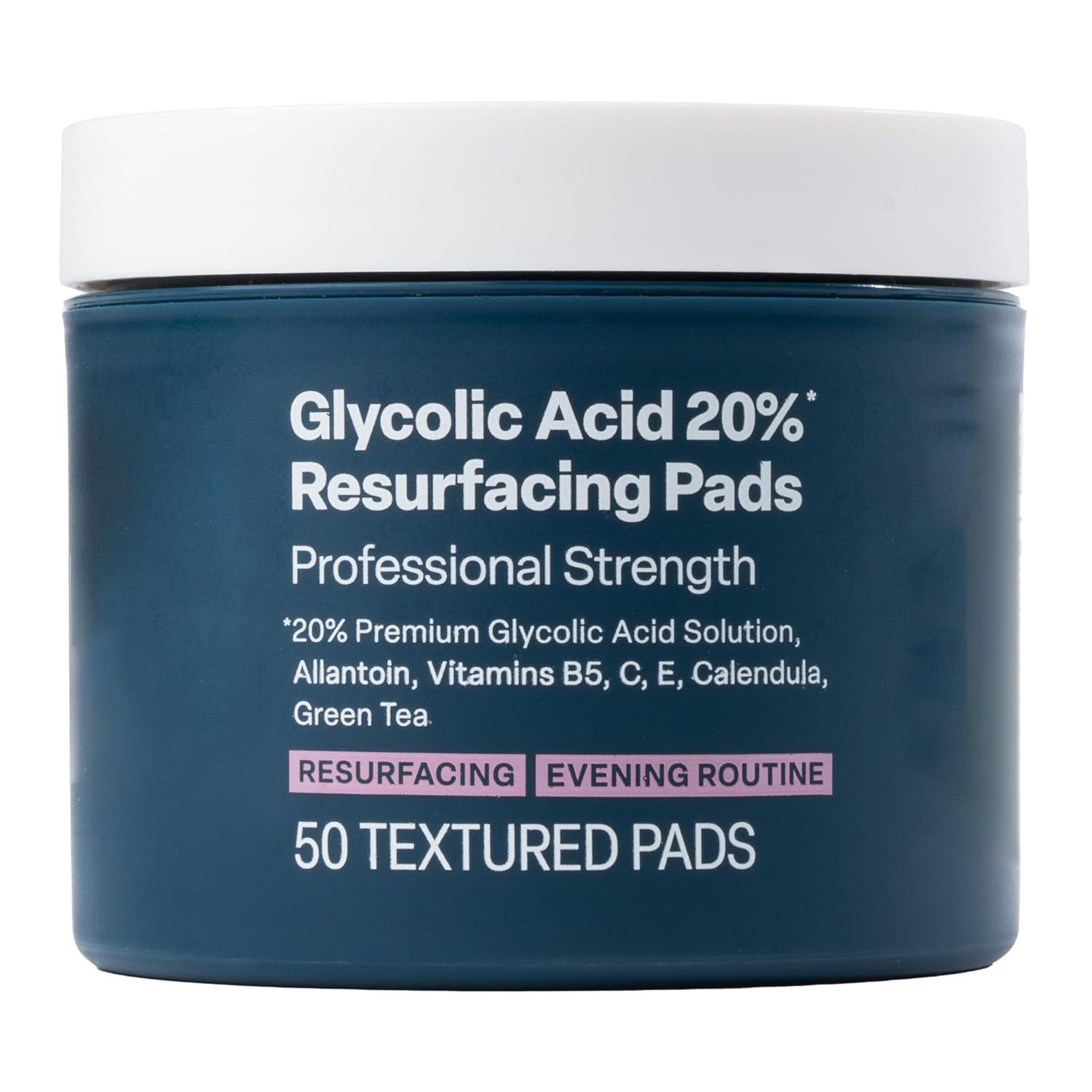 Glykolsäure Peeling Reinigungs-Pads VB5 E Allantoin B3 Reinigungs-Wattepads