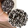 Vintage Solid Color Fabric Fashion Girl Hair Claw Hair Accessory Three-Dimensional Rose Flower Women's Hairpin Elegant Shark 