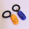 Dogs Training Clickers Plastic Pet Dogs Trainer Tool Stretch Help Wrist Rope Sound Keychains Dogs Training Clickers