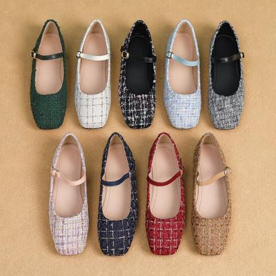 Flat Bottom Square Head Black Single Shoes Fairy Shoes Gentle Temperament With Skirt Mary Jane Shoes