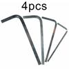 Convenient High Quality Brand New Wrench Hand Tools 3-6mm 4 Point 4Pcs Chromium Vanadium Steel Inner Corner L Shape