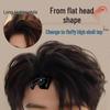 Vysoký kořínek lebky Nadýchaná beze stop Neviditelná ofina Polohovací krokosvorka pro krátké vlasy