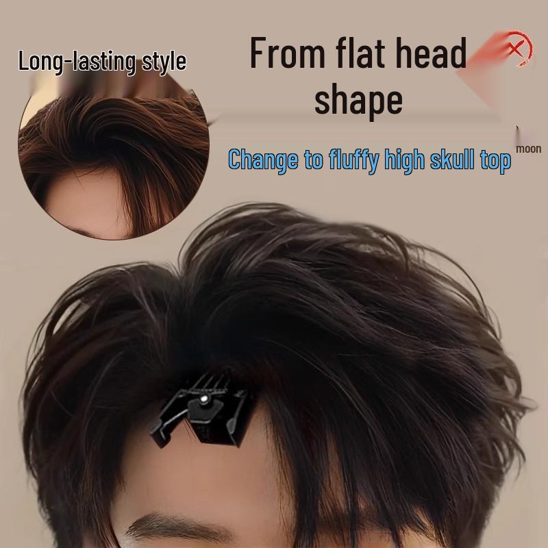 Vysoký kořínek lebky Nadýchaná beze stop Neviditelná ofina Polohovací krokosvorka pro krátké vlasy