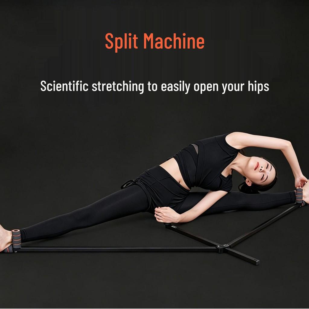 Adjustable Leg Stretcher: One-Leg Split Trainer & Hip Opener for All Ages - Perfect for Yoga, Dance, and Fitness Stretching.