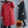 Women's Down Padded Jacket Mid-length Winter Warmth Thick Padded Coat Was Thin Over The Knee Coat