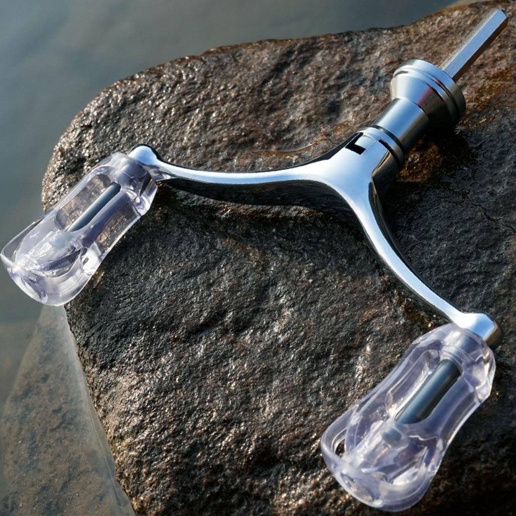 Aluminum Alloy Fishing Reel Handle with Comfort Grip for Better Control Fishing Reel Handle Knob Grip Fishing Reel Parts