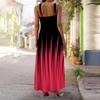 Women's Slip Dress Maxi Long Dress Gradient Vertical Stripes Print Stitching Print Dress Spring & Summer Leisure Vacation