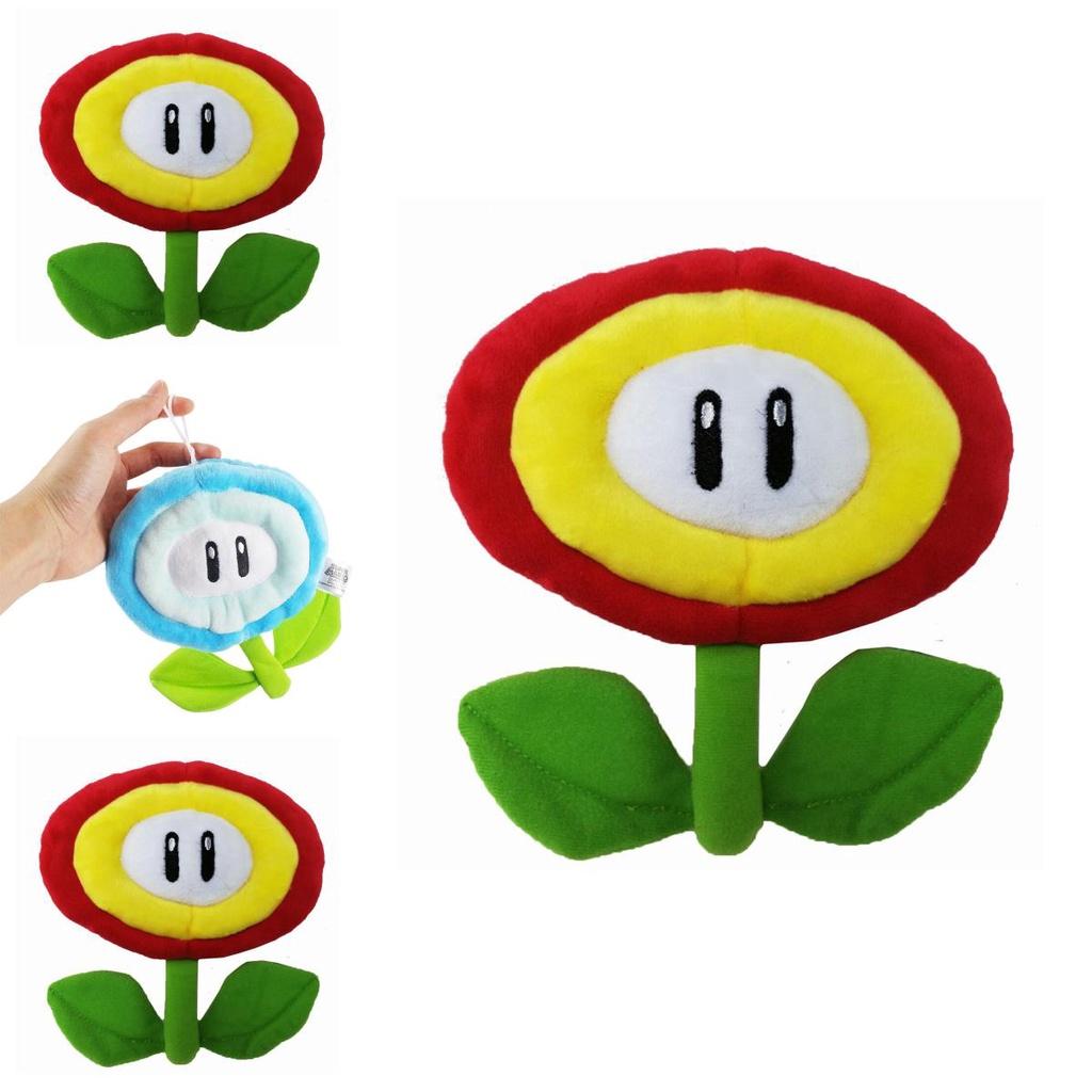 Super Mario Brothers Fire Flower Plush Toy Adorned With Soft Sunflower Design For Comfort