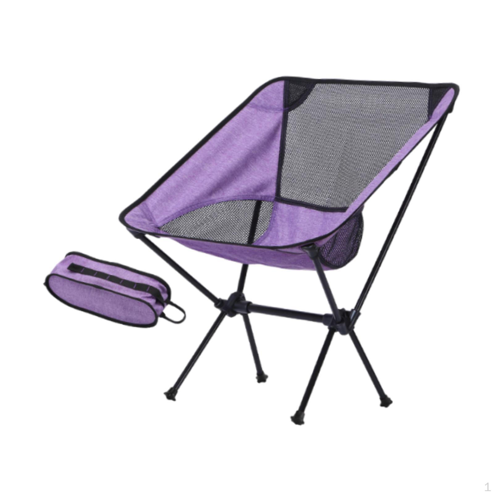 

Складной стул для кемпинга Beach Moon для пикников на заднем дворе парка Purple Black