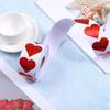 100-500pcs Red Heart Sticker for Valentine's Day Paper Packaging Sticker Valentine's Love Decorative Stickers 1inch Gift Decor