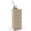 Commode - Briebe Prakt - 6 Tiroirs - Bois - 110x40x40 Cm - Contemporain