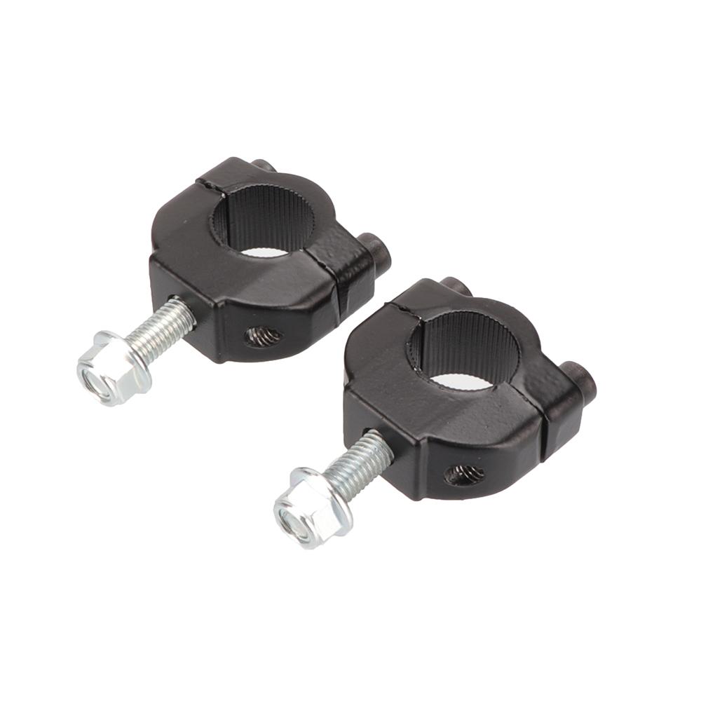 Universal Fit 22mm 7/8   Motorcycle Handlebar Risers Clamp for 47cc/49cc Mini Moto Dirt Bikes CNC Aluminum Handlebar Mount Clamp чёрный