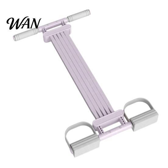 Oefenweerstandsbanden Pedaalband met Handvat, Verstelbare Buik Taille Arm Benen Krachttraining Workout Band, Sit-Up Spantouw Enkel