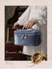 2025 Women's Large Capacity Velvet Cosmetic Bag - Portable, Stylish, Luxurious