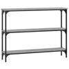 Vidaxl Console Table, Grey Sonoma Oak, 100X22.5X75 Cm