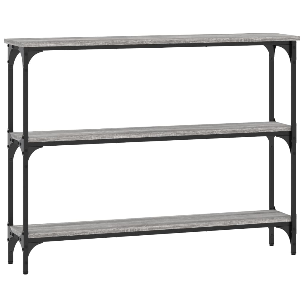 Vidaxl Console Table, Grey Sonoma Oak, 100X22.5X75 Cm