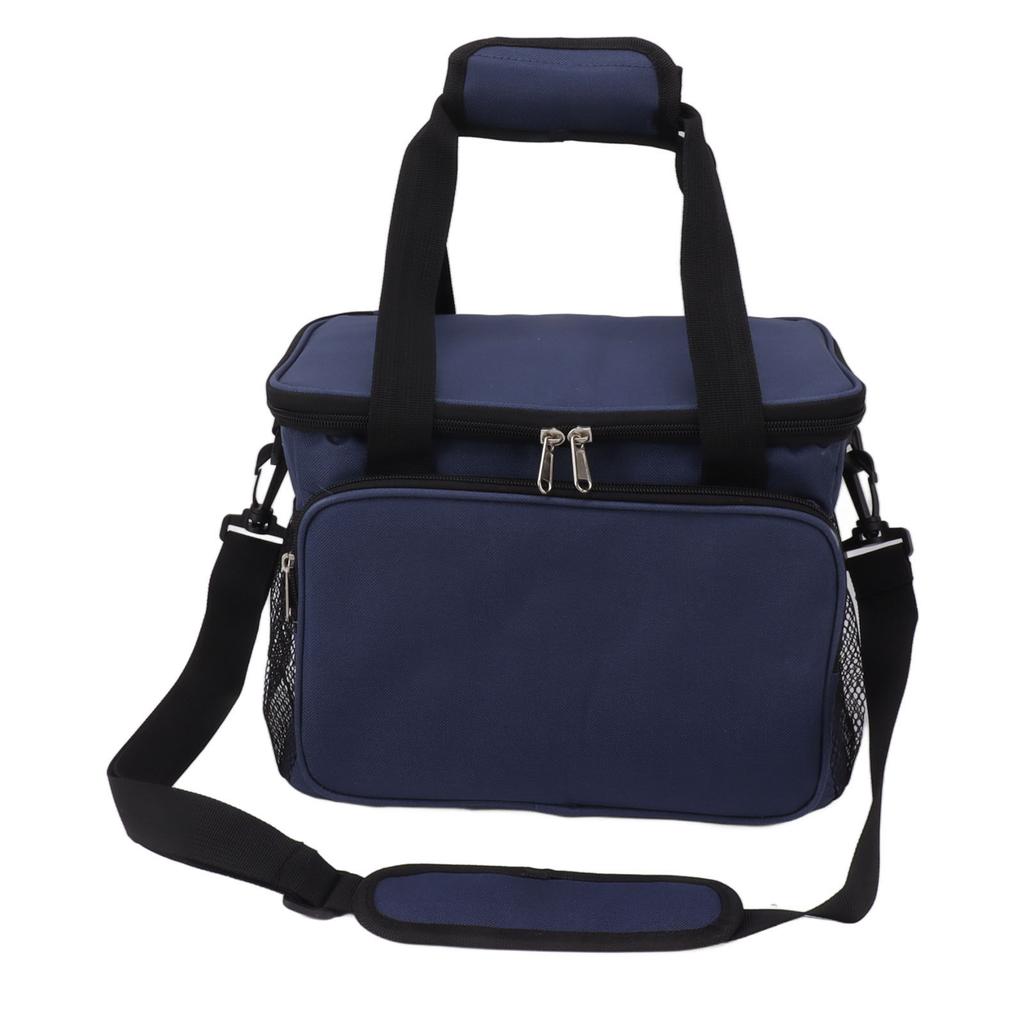 Insulated Lunch Bag Thicken Waterproof Oxford Cloth Cooler Cooling Large Lunch Bag with Handle and Strap for Outdoor