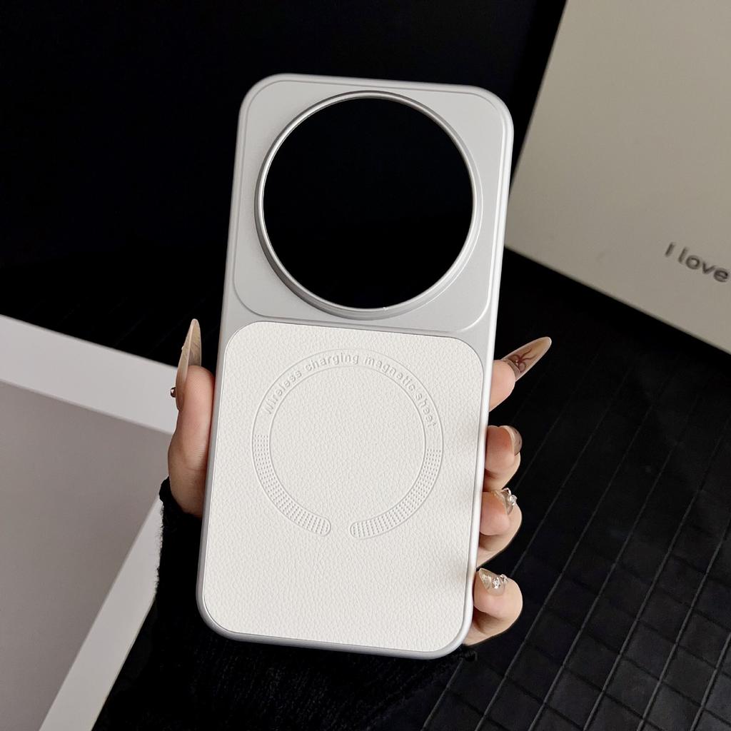 Litchi pattern magnetic attraction is suitable for Xiaomi 11Ultra mobile phone case, leather pattern plain leather Redmi K11PROMAX anti-drop cover