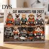Office And Home Decor 2027 Funny Cat Wall Calendar for Office, Large Print Monthly Planner with Mounted Hanging 12 Unique Cute Photos, Thick