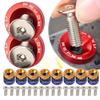 10 stuks/pak M6 Ringen JDM Stijl Universele Scooter Bevestigingsmiddelen Schroeven Aluminiumlegering Zeskant Auto Gemodificeerde Bevestigingsmiddelen