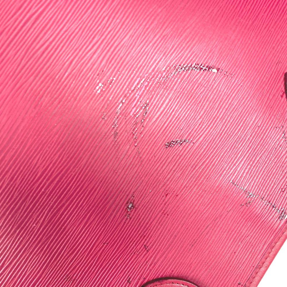 AUTHENTIC Louis Vuitton Epi Neverfull MM Shoulder Bag Tote Bag Fuchsia M40882