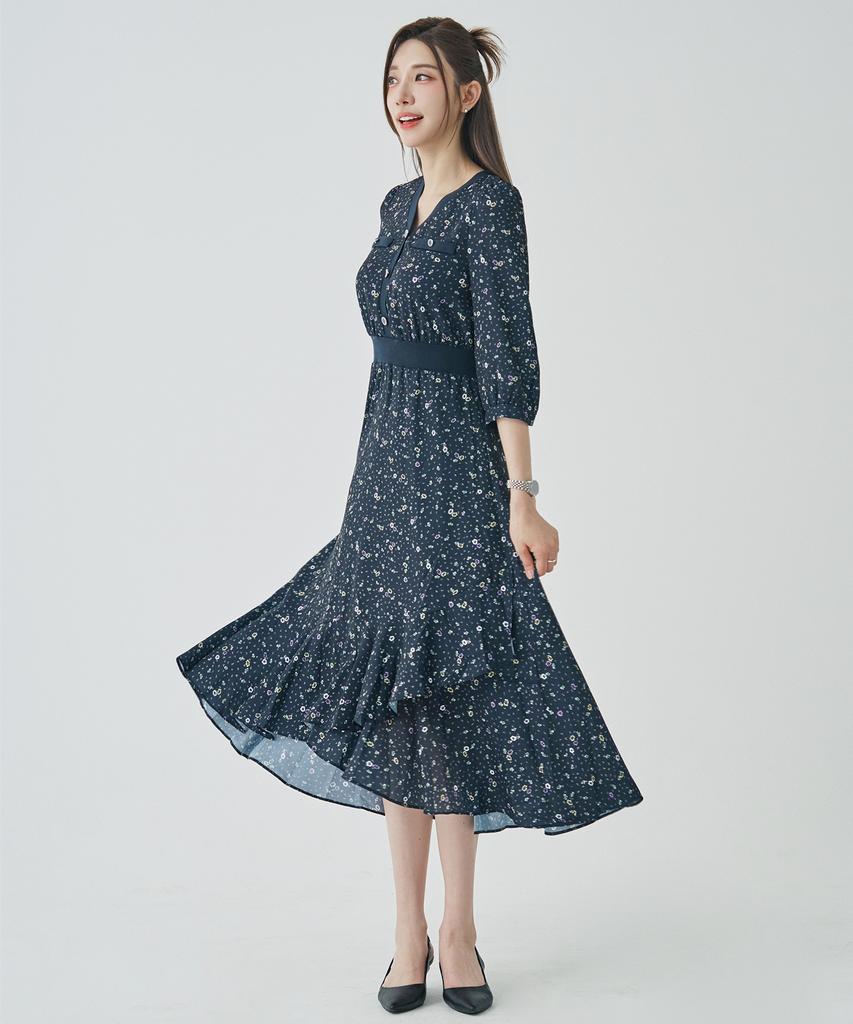 SOUP Flower Waistband Dress (Sz3Opm3)