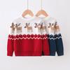 Christmas Sweaters Children Autumn Winter Warm Pullover Baby Cartoon Knitted Sweaters Kids Clothes 2-6 Year Boy Girl Xmas Jumper