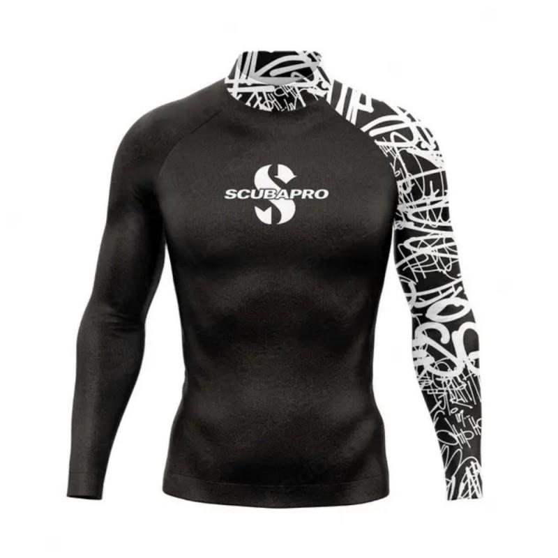 Men Women Quick Dry Rash Guard Long Sleeve UV Protection Swim Shirt Surfing Snorkeling Diving Summer Water Sports
